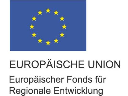 Fördermittel Europäischen Fonds für regionale Entwicklung und des Landes Brandenburg